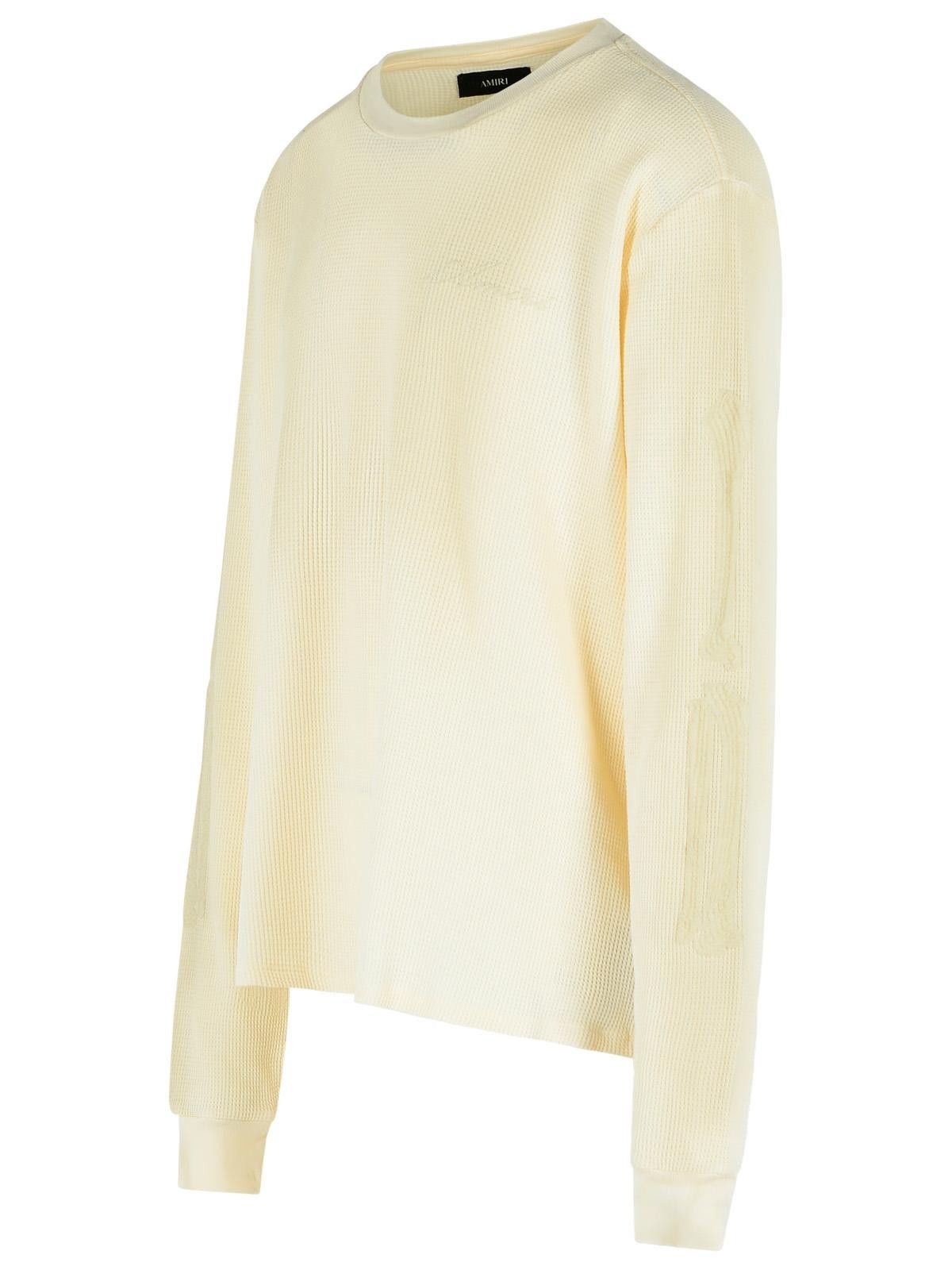 Amiri AMIRI Ivory Cotton T-Shirt Size US L / EU 52-54 / 3 - 2 Thumbnail