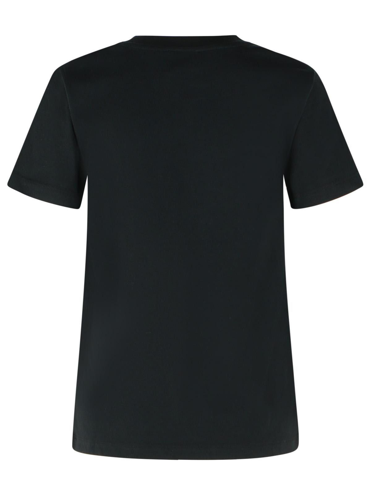 CLOSED CLOSED Black Cotton T-Shirt Size M / US 6-8 / IT 42-44 - 3 Thumbnail