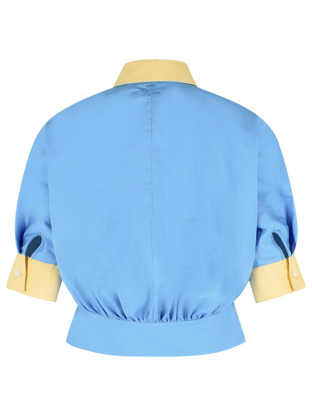 Marni MARNI Light Blue Cotton Shirt Size XS / US 0-2 / IT 36-38 - 3 Thumbnail