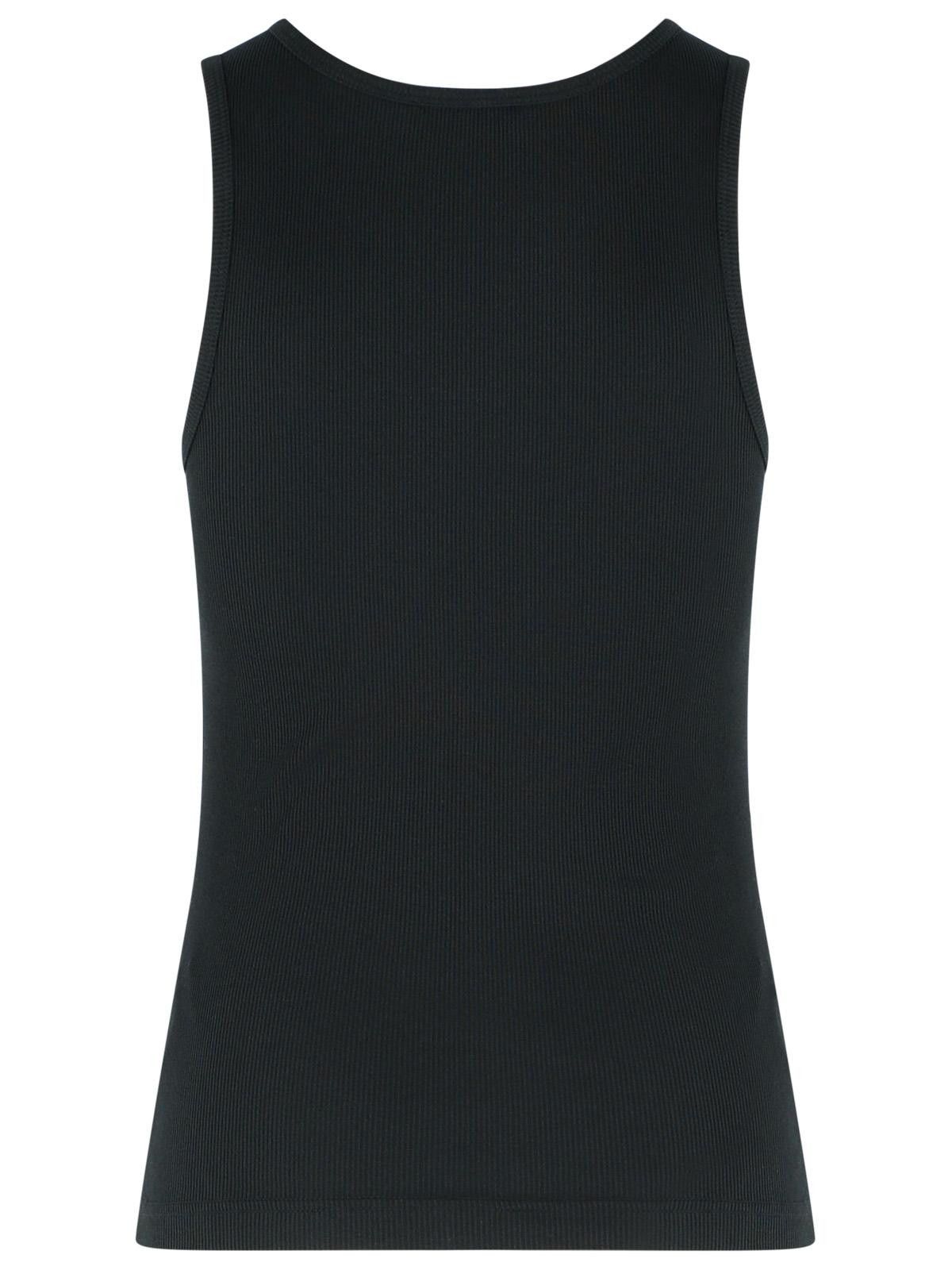 Dolce & Gabbana DOLCE & GABBANA Tank Top In Textile Glass And Black Polyetsere Size S / US 4 / IT 40 - 3 Thumbnail