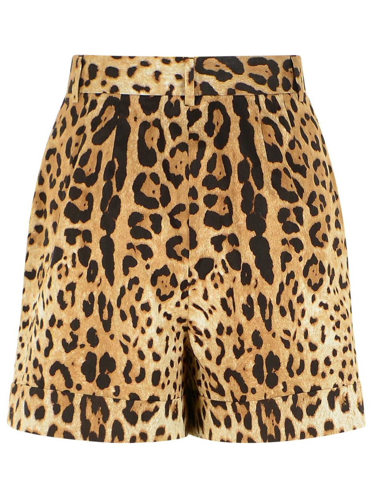 Dolce & Gabbana DOLCE & GABBANA 'Leo' Brown Cotton Shorts Size 26" / US 2 / IT 38 - 3 Thumbnail