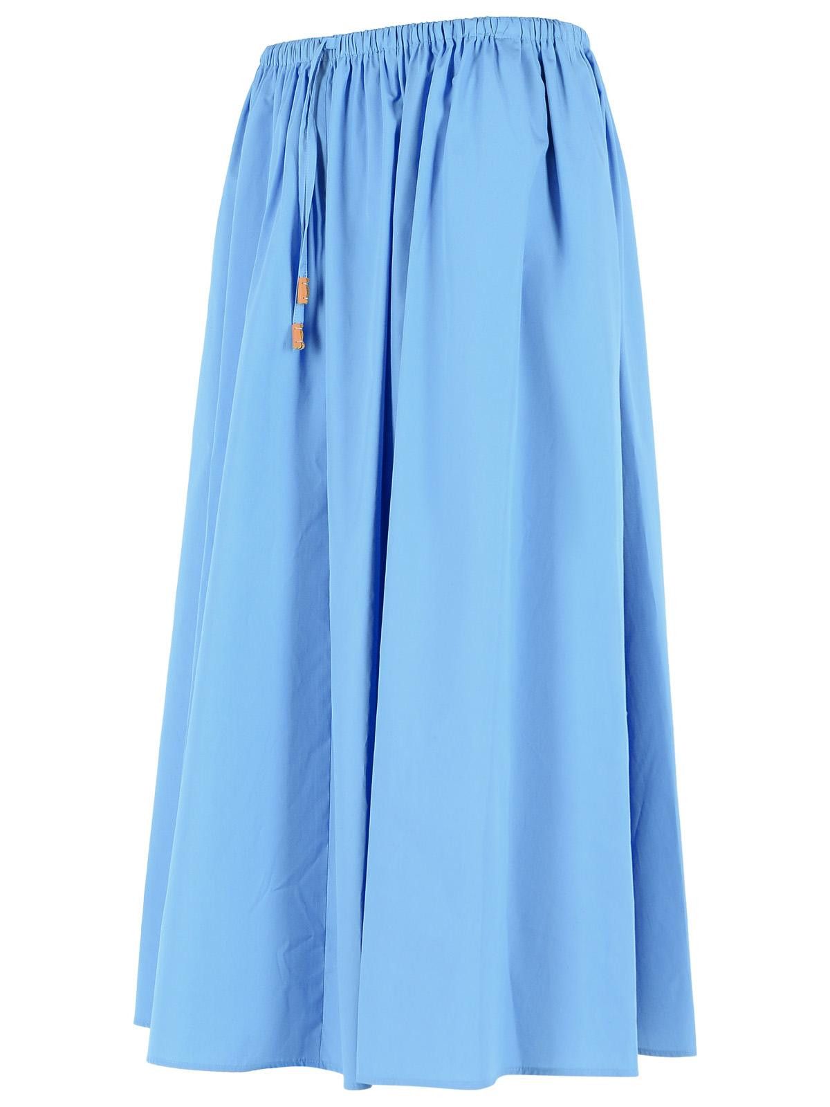 Marni MARNI Light Blue Cotton Skirt Size 27" / US 4 / IT 40 - 2 Thumbnail