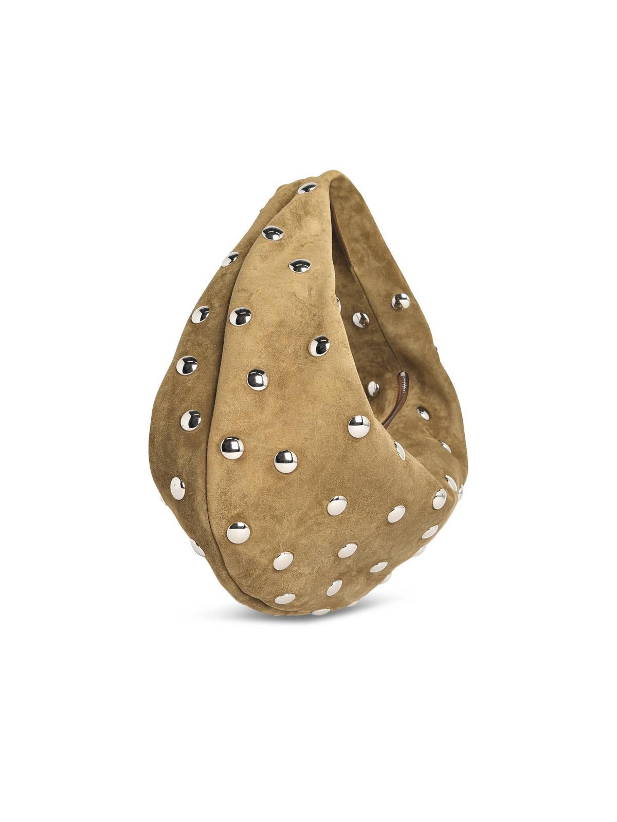 KHAITE KHAITE Olivia Hobo' Mud Green Suede Bag Size ONE SIZE - 2 Thumbnail