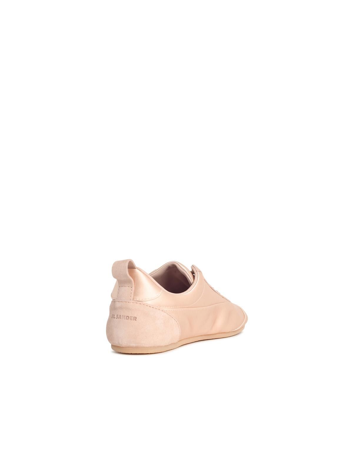 Jil Sander JIL SANDER Etage' Satin Sneakers With Rosé Suede Trim Size US 10 / IT 40 - 3 Thumbnail