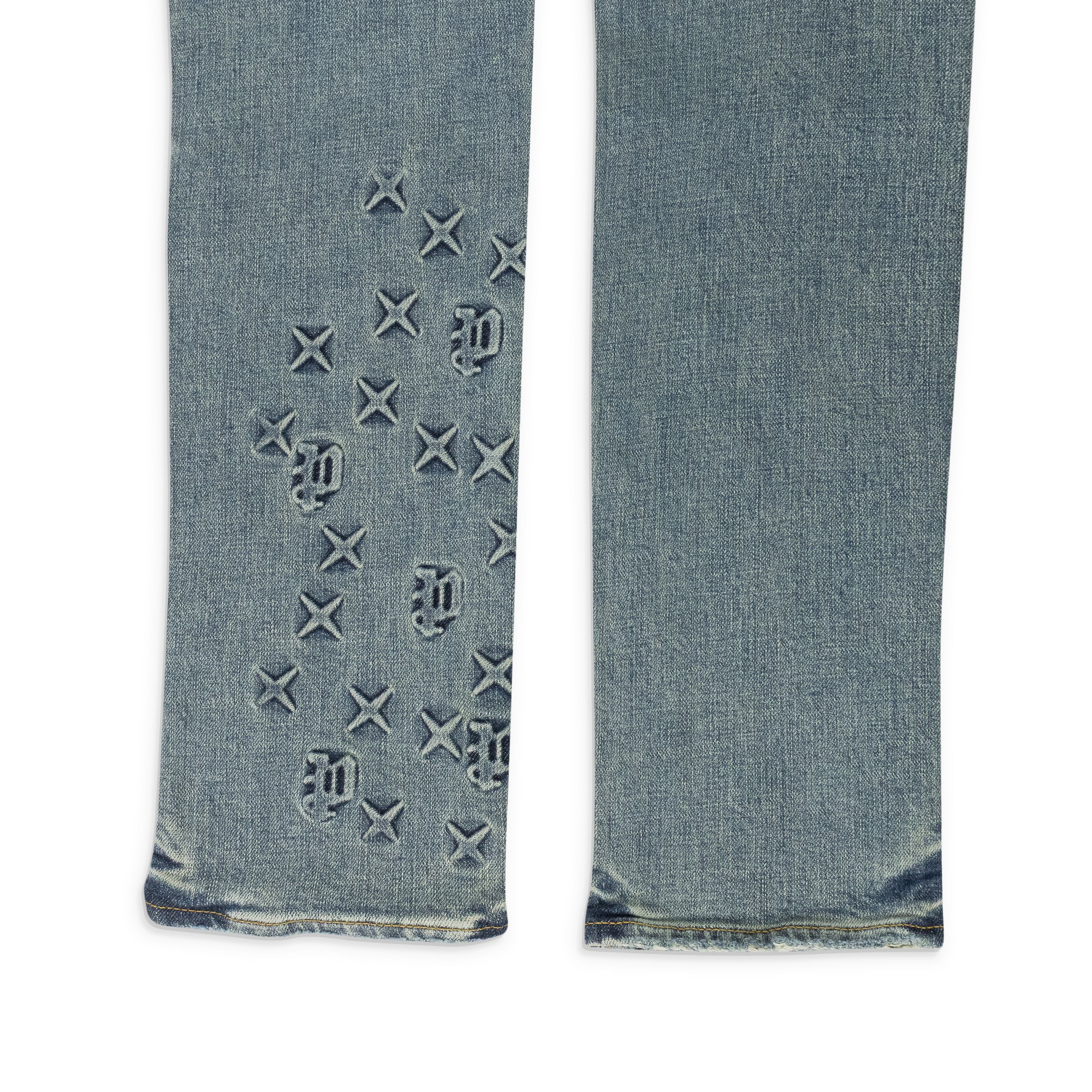 Purple Brand Blue Embossed P001 Denim SIZE 28