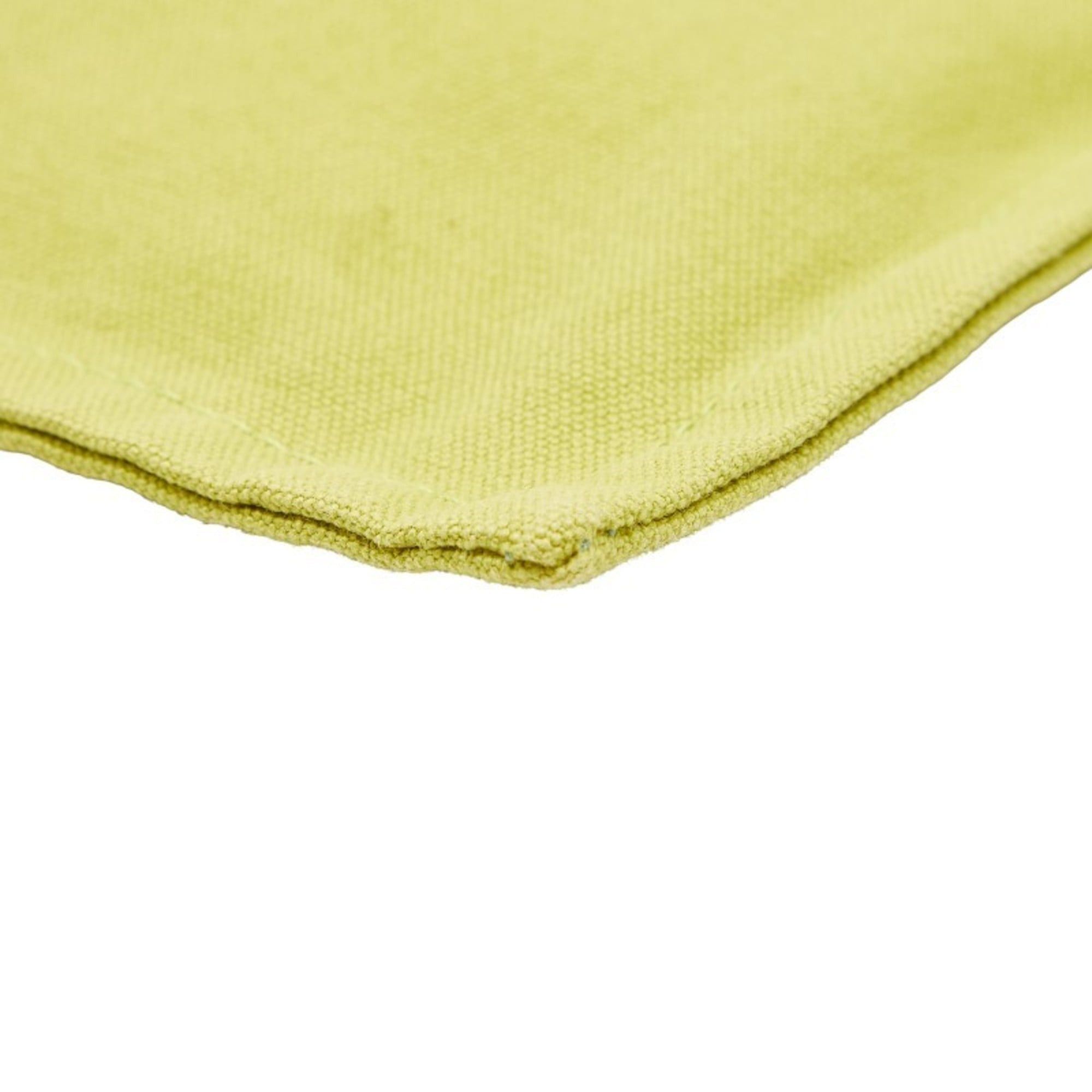 Hermes Hermès Bora MM (Medium) Pouch, Green Cotton, Women's, HERMES Size ONE SIZE - 5 Thumbnail