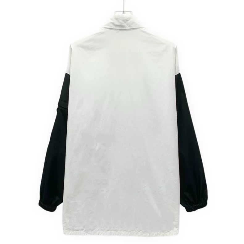 Prada Prada White Logo Cotton Long Sleeve Shirt Size US M / EU 48-50 / 2 - 2 Thumbnail