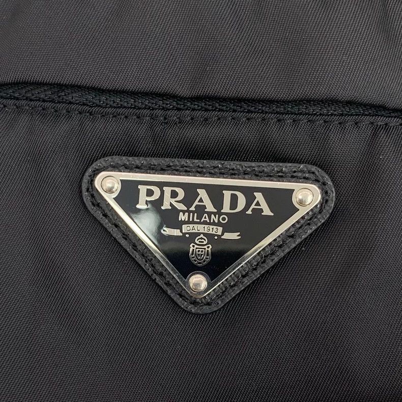 Prada Prada White Logo Cotton Long Sleeve Shirt Size US M / EU 48-50 / 2 - 5 Thumbnail