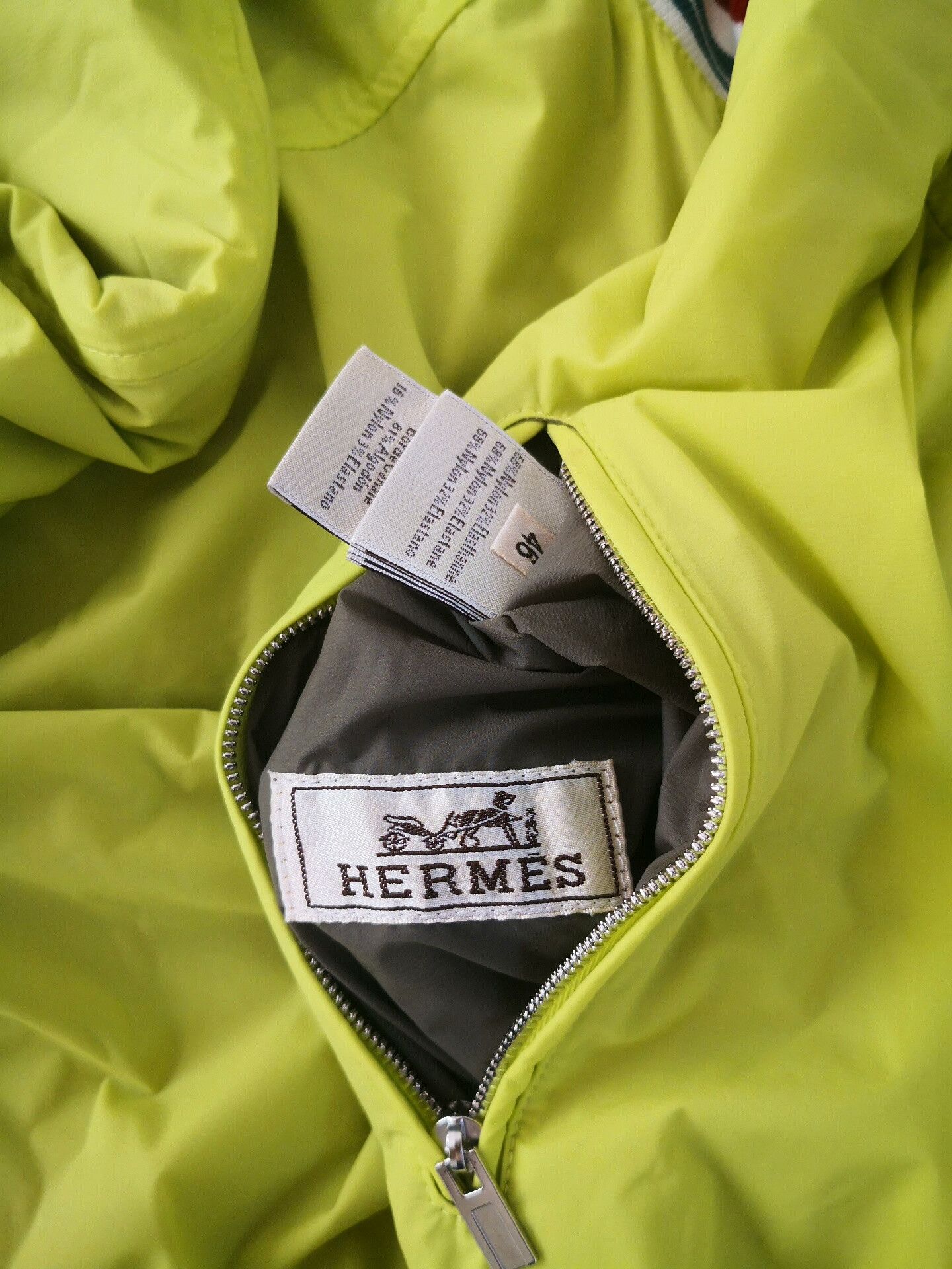 Hermes Hermes Reversible Nylon Light Jacket Size US S / EU 44-46 / 1 - 3 Thumbnail