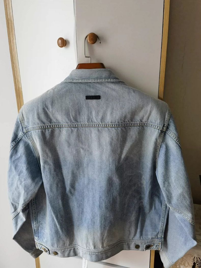 Fear of God Fear of God 8th Blue Denim Jacket Size US XL / EU 56 / 4 - 2 Thumbnail