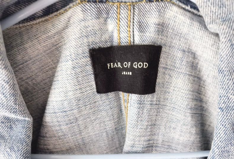 Fear of God Fear of God 5th Season Denim Jacket Size US XL / EU 56 / 4 - 4 Thumbnail