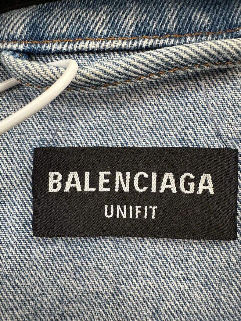 Balenciaga Balenciaga Blue Denim Jacket L Size US L / EU 52-54 / 3 - 3 Thumbnail