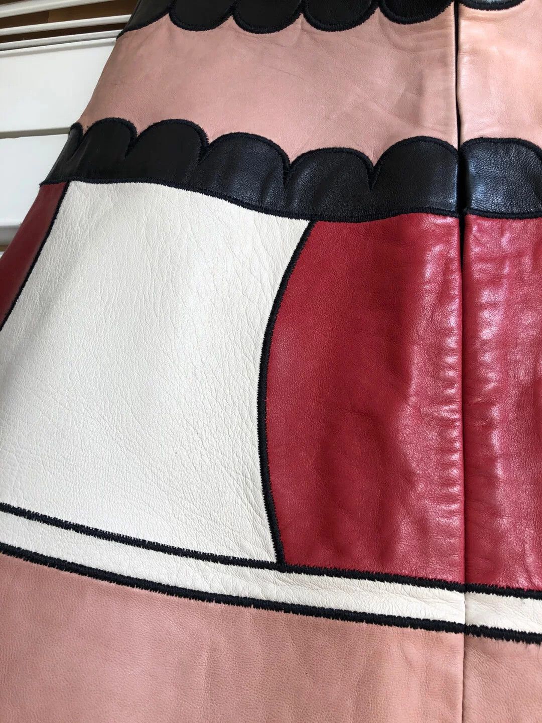 Valentino Red Valentino Leather Mini Skirt Size US 38 / EU 54 - 3 Thumbnail