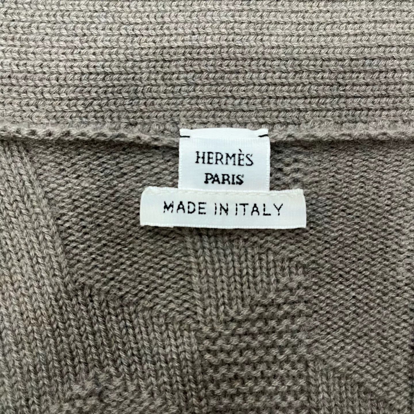 Hermes Hermes 25SS Gray Patterned Cardigan Size US S / EU 44-46 / 1 - 3 Thumbnail