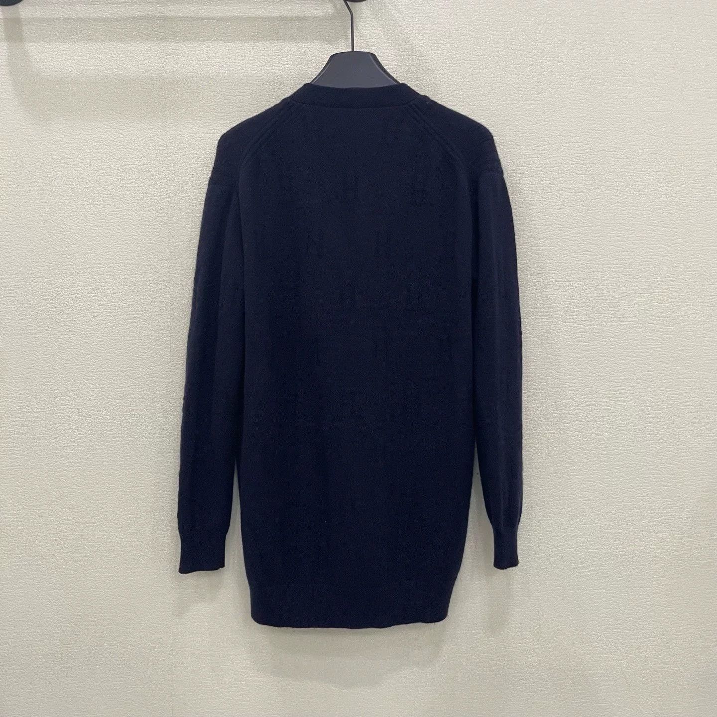 Hermes navy blue Hermes knit cardigan for women Size US S / EU 44-46 / 1 - 2 Thumbnail
