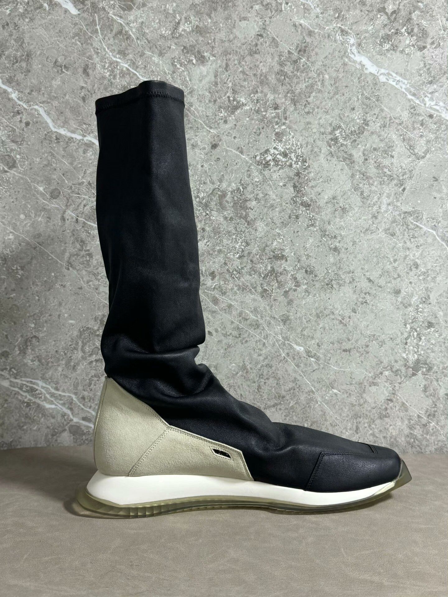 Rick Owens Rick Owens Oblique Runner Stretch Sock Boots Size US 11.5 / EU 44-45 - 3 Thumbnail