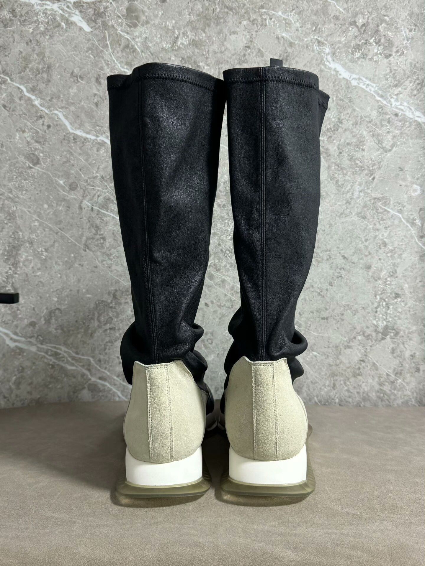 Rick Owens Rick Owens Oblique Runner Stretch Sock Boots Size US 11.5 / EU 44-45 - 5 Thumbnail
