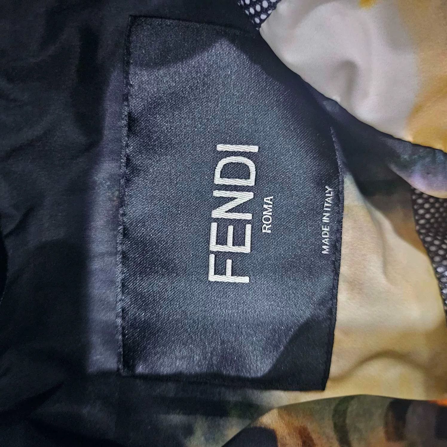 Fendi FENDI SS23 Ink Effect Zip Hooded Jacket Size US L / EU 52-54 / 3 - 5 Thumbnail
