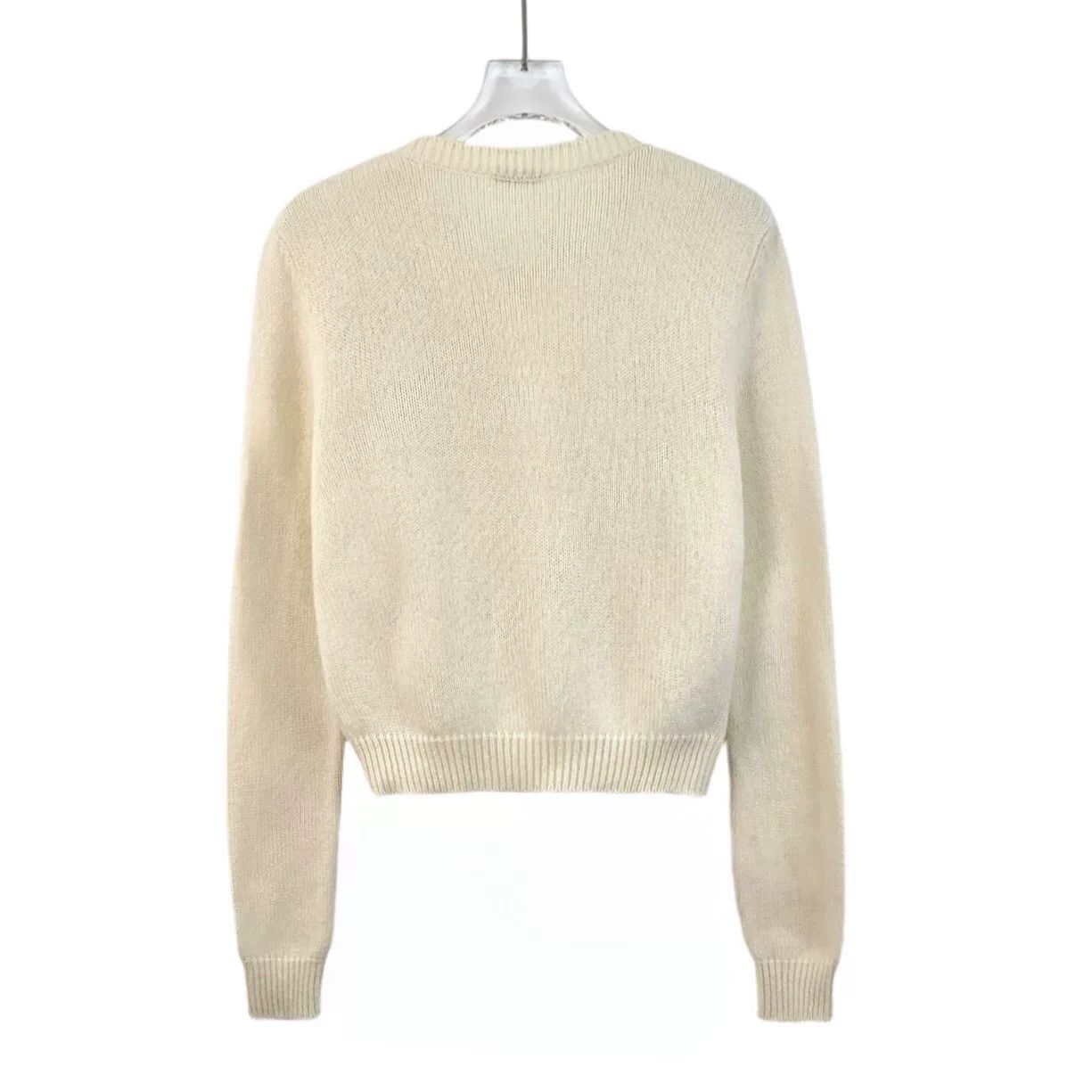 Miu Miu miu miu beige bow detail knitted cardigan Size US S / EU 44-46 / 1 - 2 Thumbnail