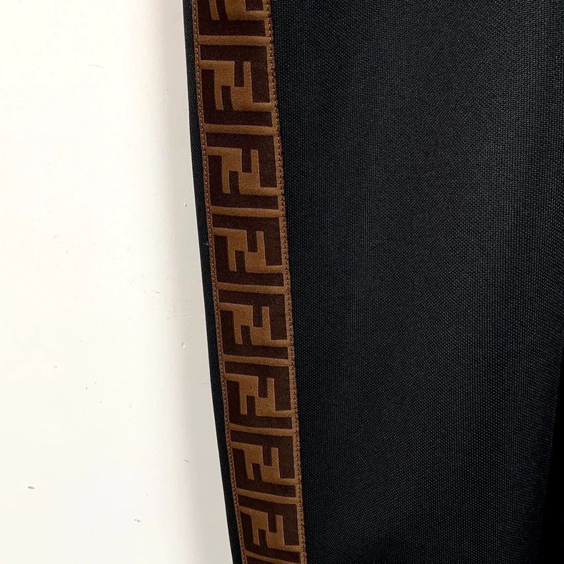 Fendi Fendi Black Logo Panel Short Sleeve Dress Size 38 - 4 Thumbnail