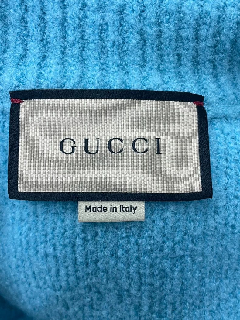 Gucci Gucci Blue Zip-Up Wool Jacket Size US M / EU 48-50 / 2 - 4 Thumbnail