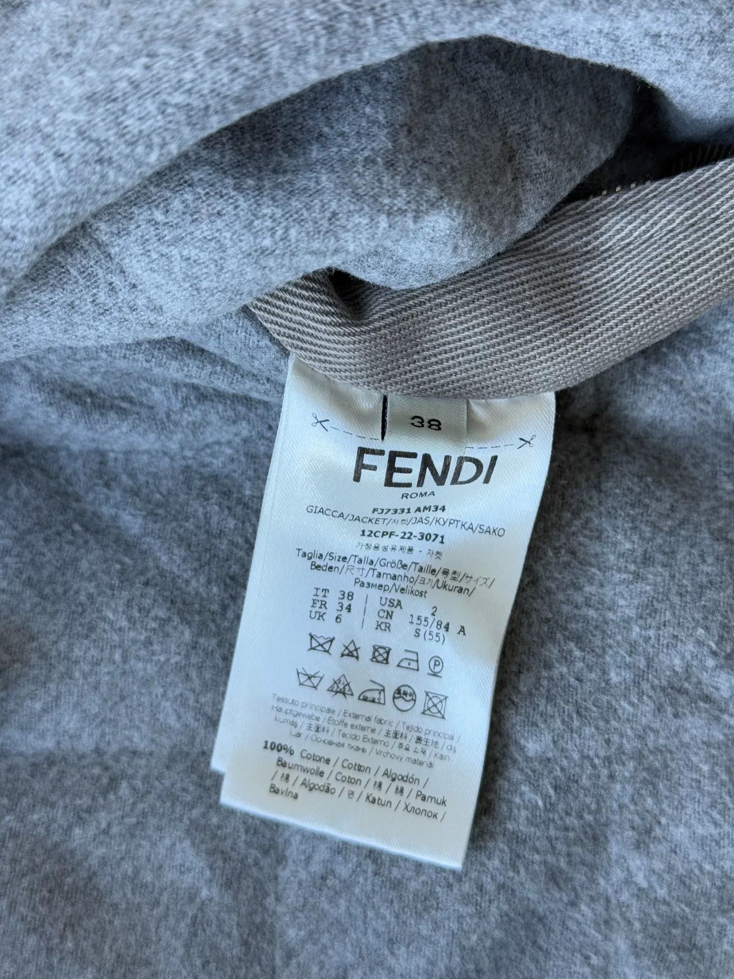 Fendi Fendi 23 Spring Patchwork Pocket Parka Size US S / EU 44-46 / 1 - 5 Thumbnail