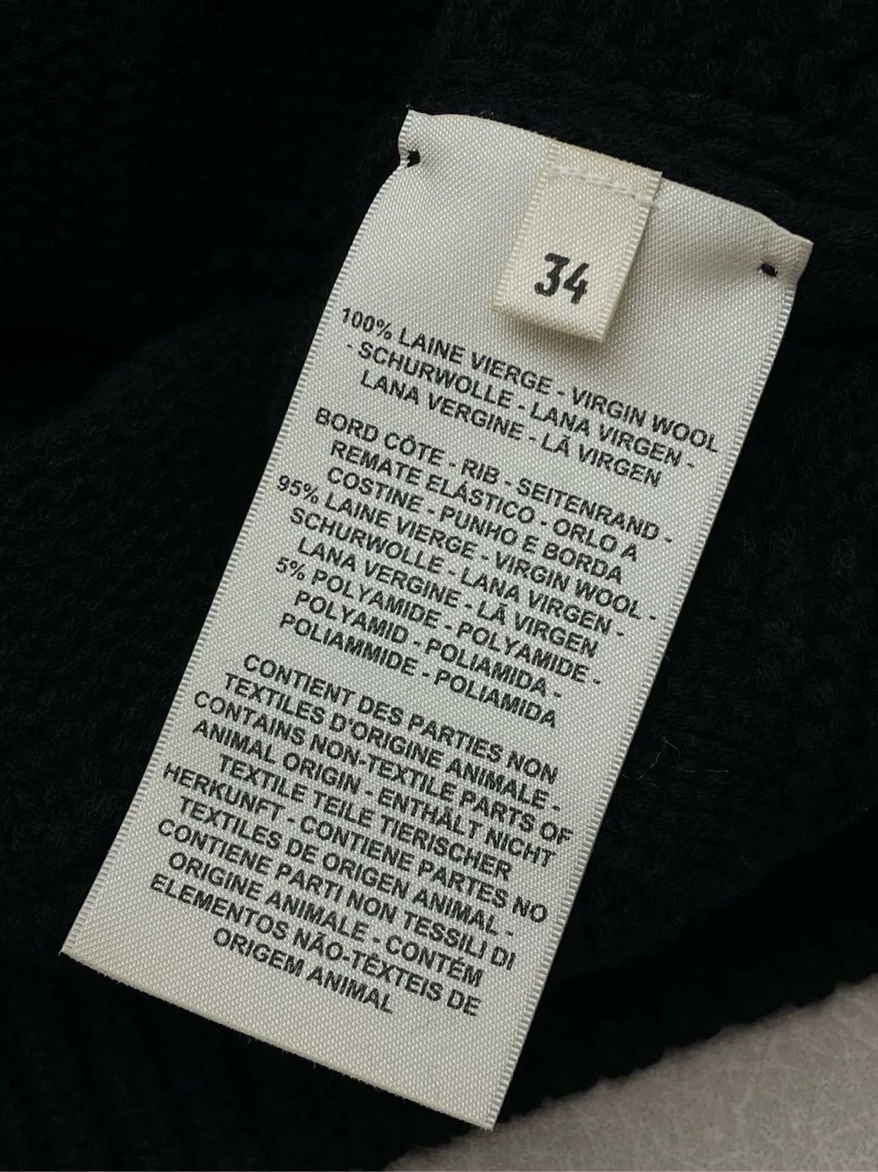 Hermes Hermes Black Knit Cardigan Size 34 Size US S / EU 44-46 / 1 - 5 Thumbnail