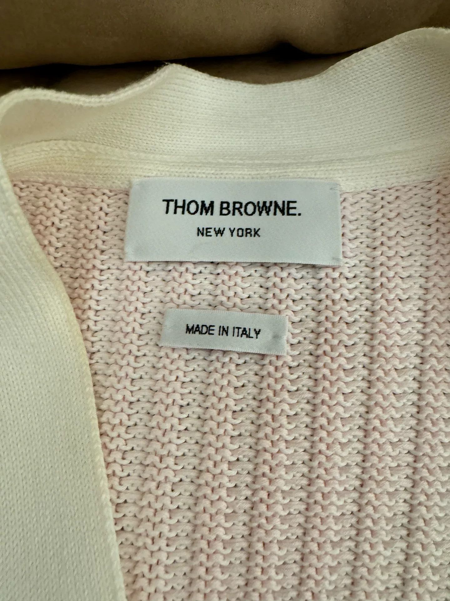 Thom Browne ThomBrowne Pink Oversized Knit Cardigan Size US M / EU 48-50 / 2 - 5 Thumbnail
