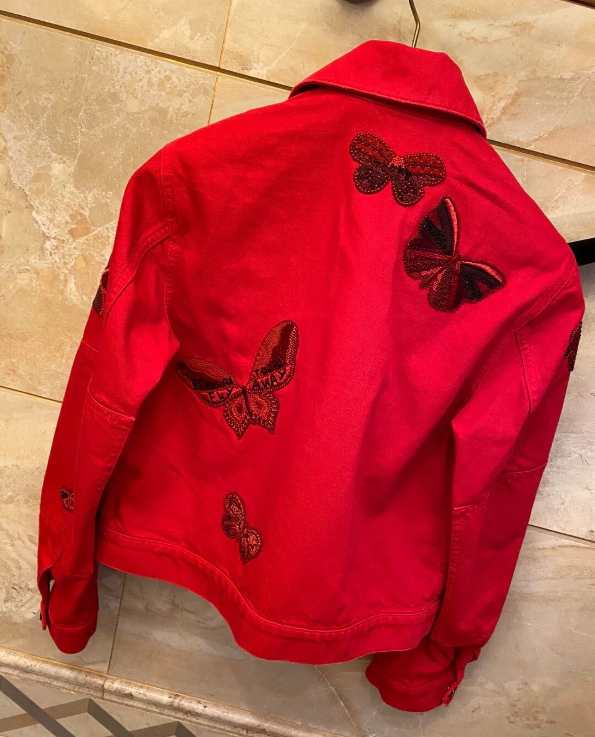 Valentino Valentino Embroidered Butterfly Jacket Size US S / EU 44-46 / 1 - 5 Thumbnail