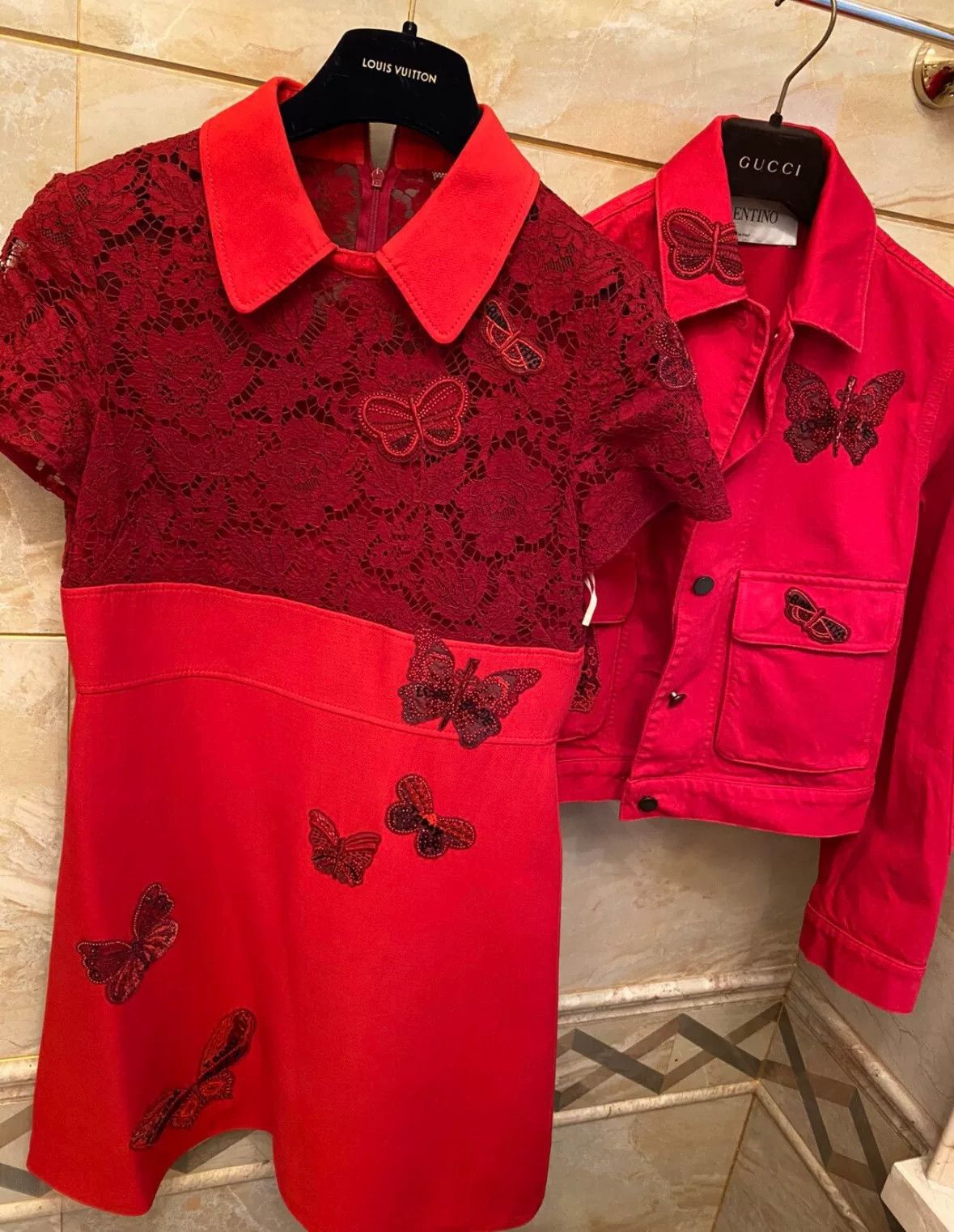 Valentino Valentino Embroidered Butterfly Jacket Size US S / EU 44-46 / 1 - 7 Thumbnail