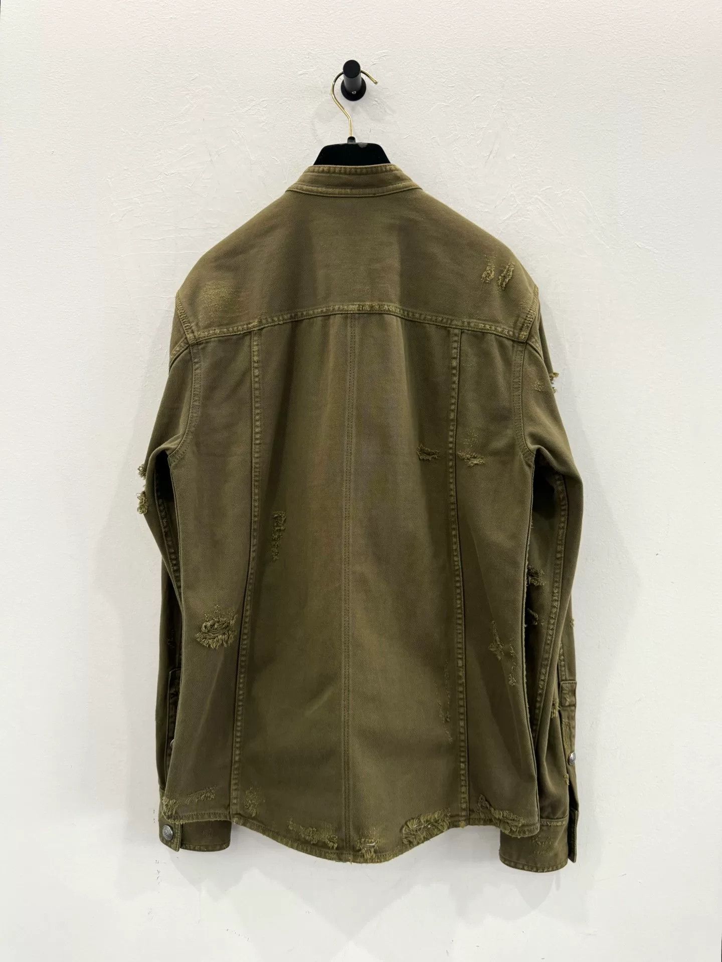 Balmain Balmain Distressed Military Green Jacket Size US XS / EU 42 / 0 - 2 Thumbnail