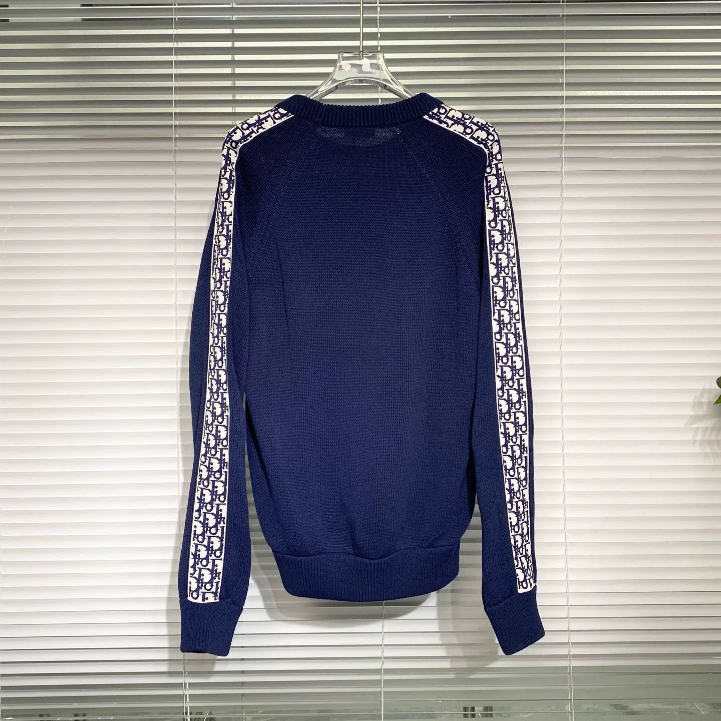 Dior dior blue knitted sweater with logo Size US S / EU 44-46 / 1 - 2 Thumbnail