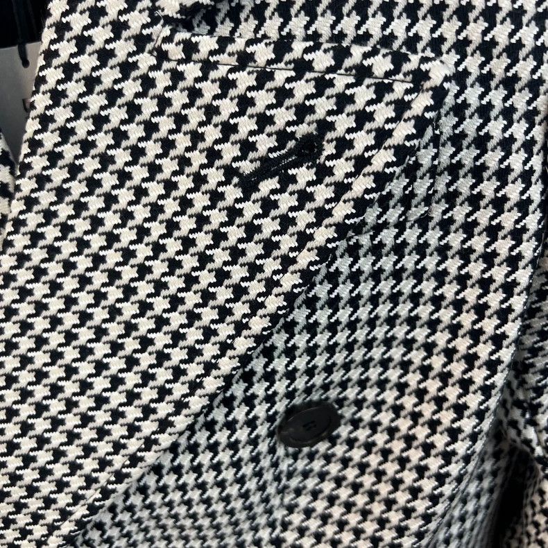 Balenciaga Balenciaga Houndstooth Hourglass Blazer Size US S / EU 44-46 / 1 - 4 Thumbnail