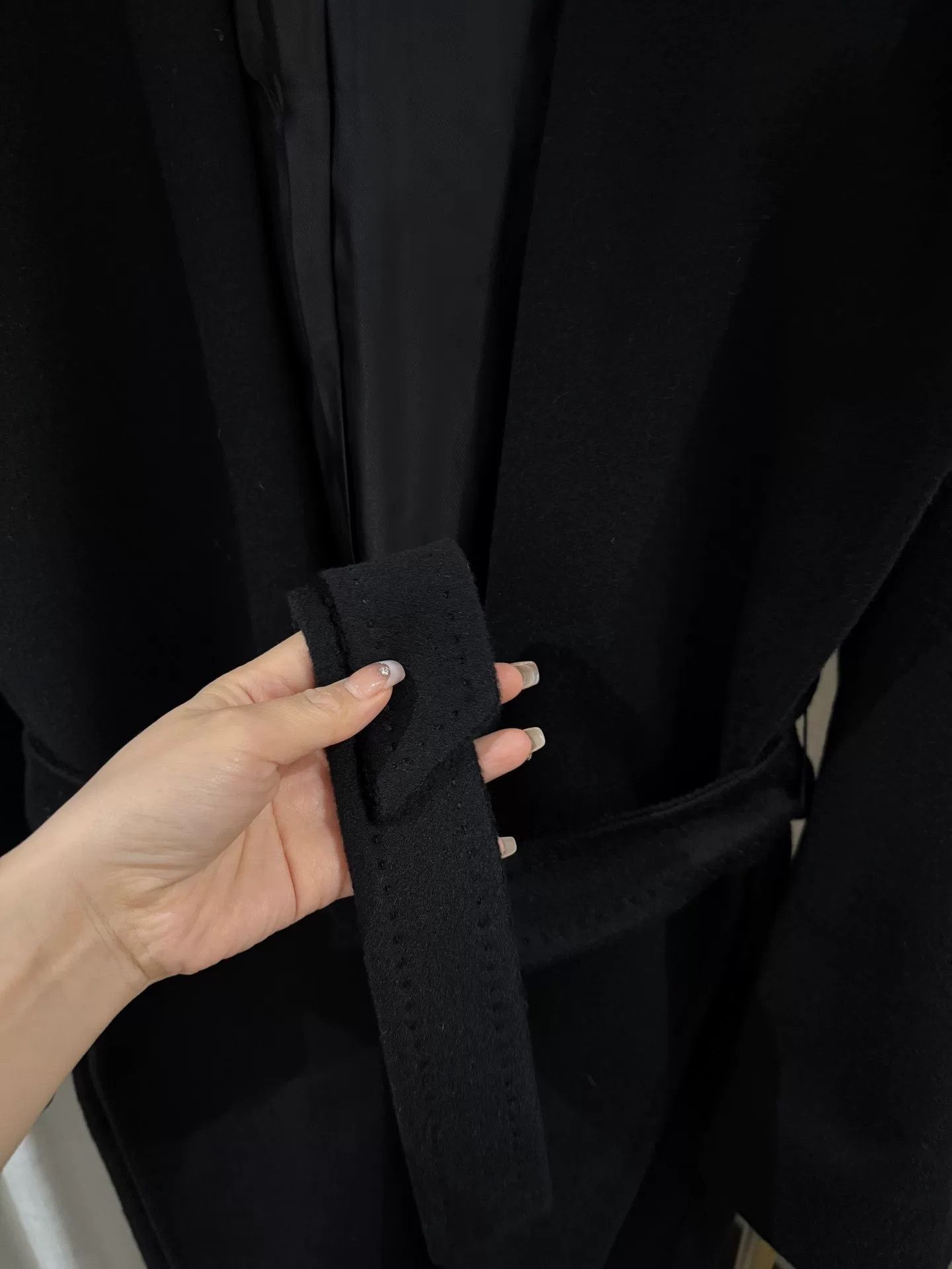 Max Mara maxmara black bathrobe coat size 36 Size US S / EU 44-46 / 1 - 3 Thumbnail