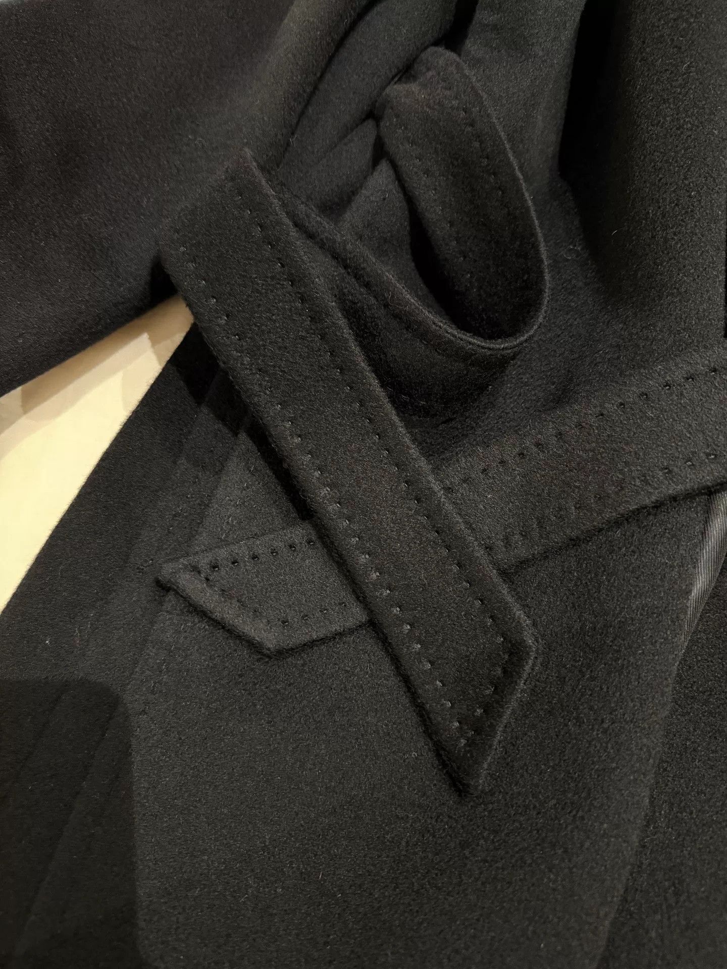 Max Mara maxmara black bathrobe coat size 36 Size US S / EU 44-46 / 1 - 7 Thumbnail