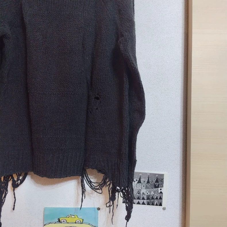 Number (N)ine number (n)ine 03aw Distressed Sweater Size US M / EU 48-50 / 2 - 3 Thumbnail