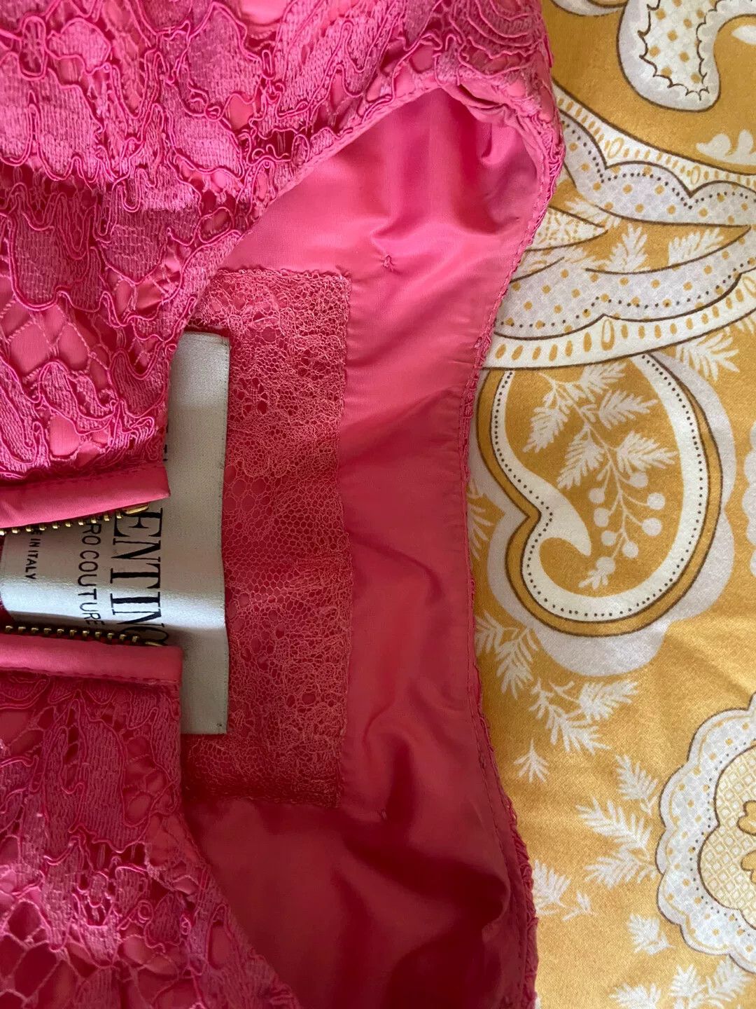 Valentino Valentino Pink Lace Cotton Coat Size US XL / EU 56 / 4 - 3 Thumbnail