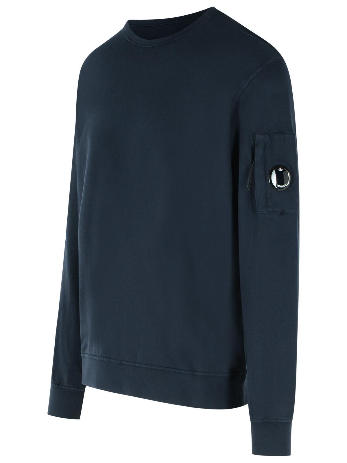 C.P. Company C.P. COMPANY Blue Cotton Sweater Size US XL / EU 56 / 4 - 2 Thumbnail