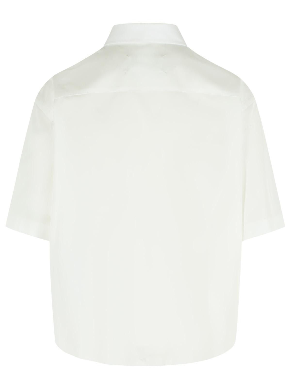 Maison Margiela MAISON MARGIELA White Cotton Shirt Size XS / US 0-2 / IT 36-38 - 3 Thumbnail