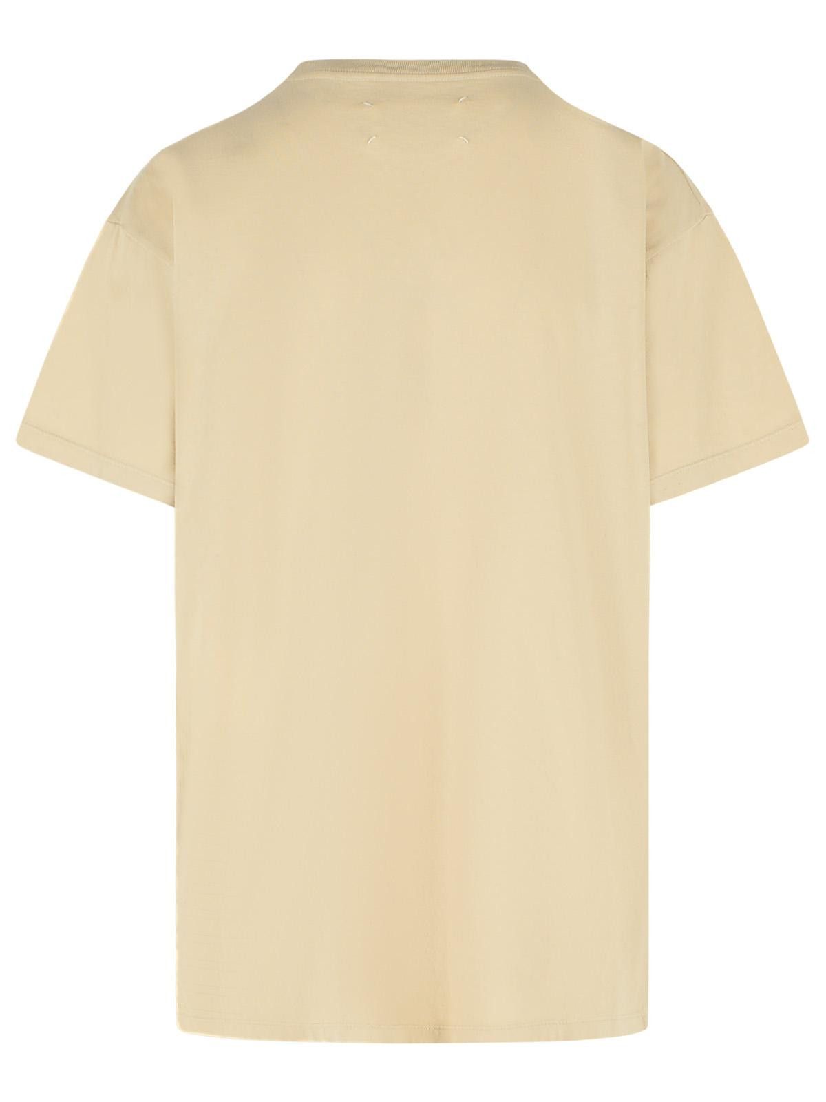 Maison Margiela MAISON MARGIELA Ivory Cotton T-Shirt Size S / US 4 / IT 40 - 3 Thumbnail