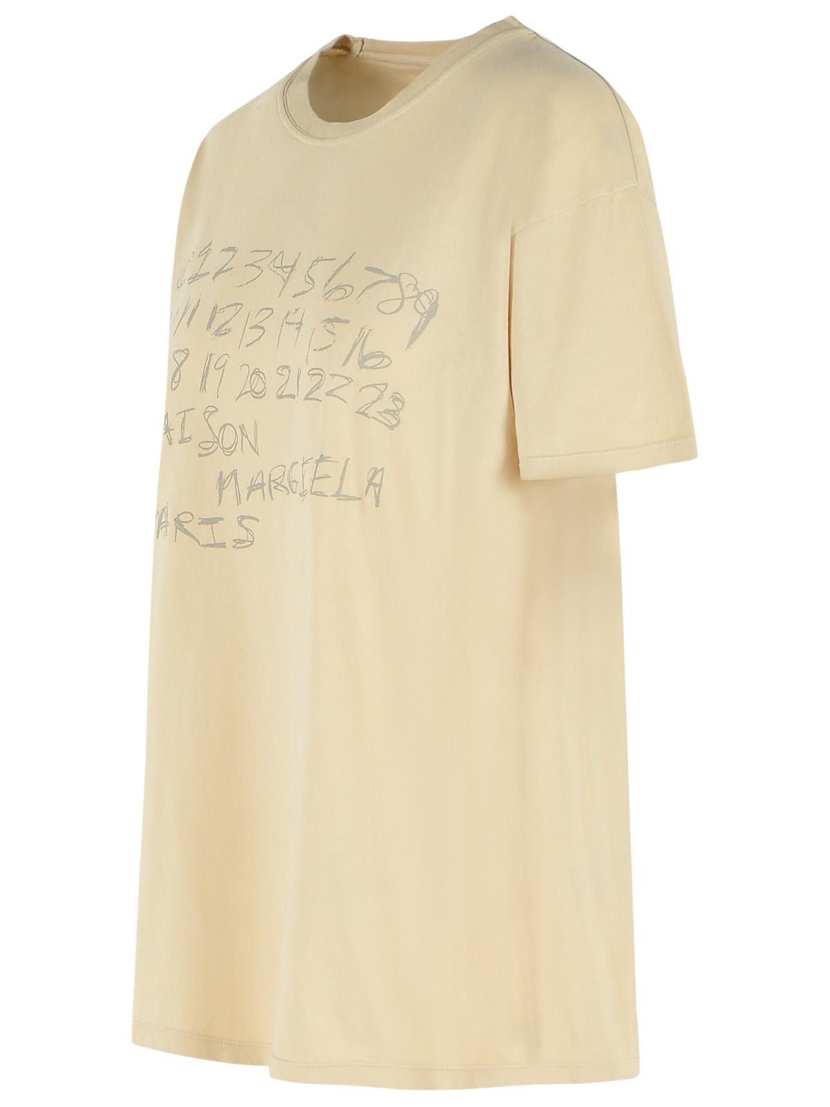Maison Margiela MAISON MARGIELA Ivory Cotton T-Shirt Size S / US 4 / IT 40 - 2 Thumbnail
