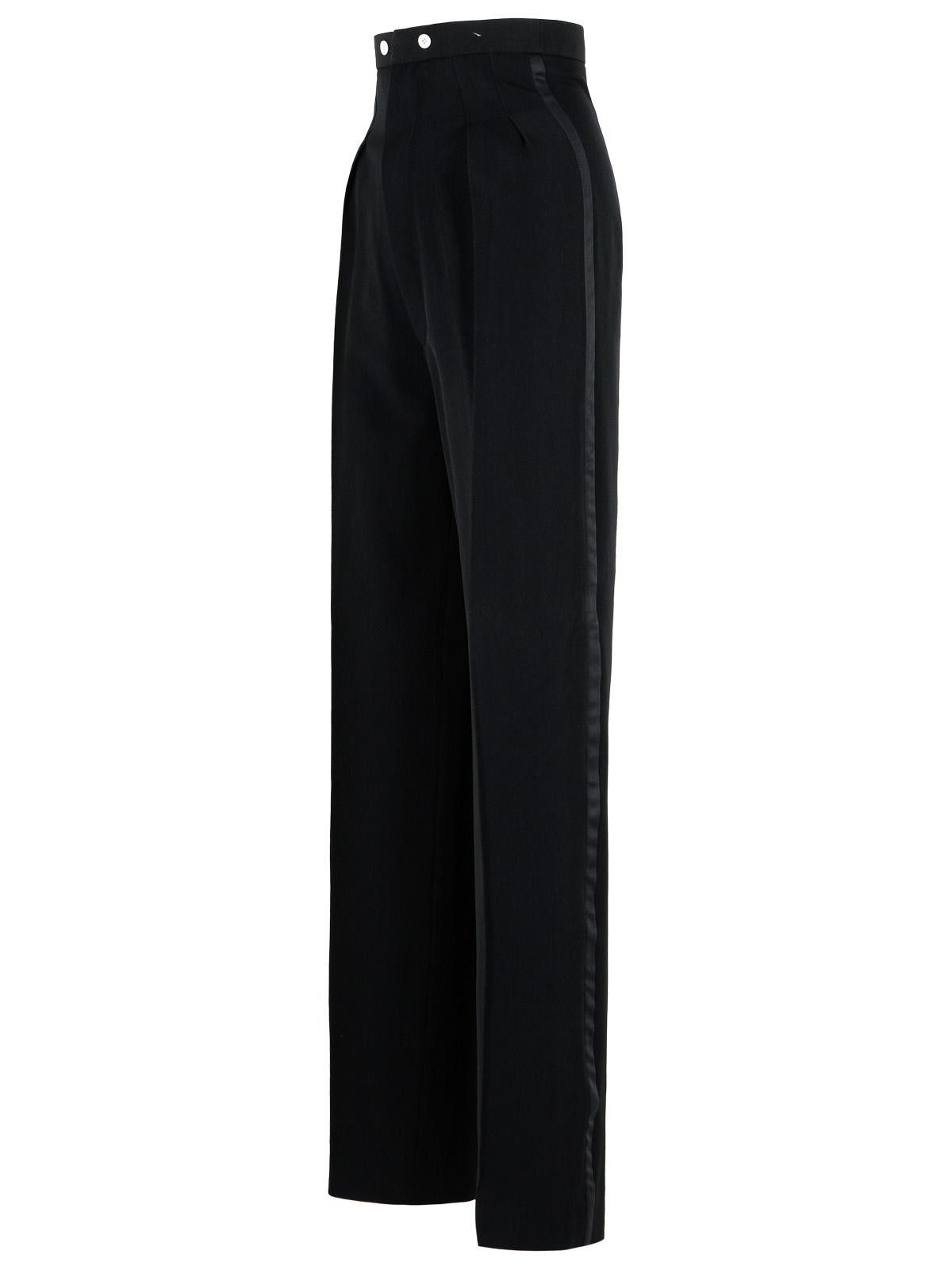 Maison Margiela MAISON MARGIELA Black Wool Pants Size 27" / US 4 / IT 40 - 2 Thumbnail