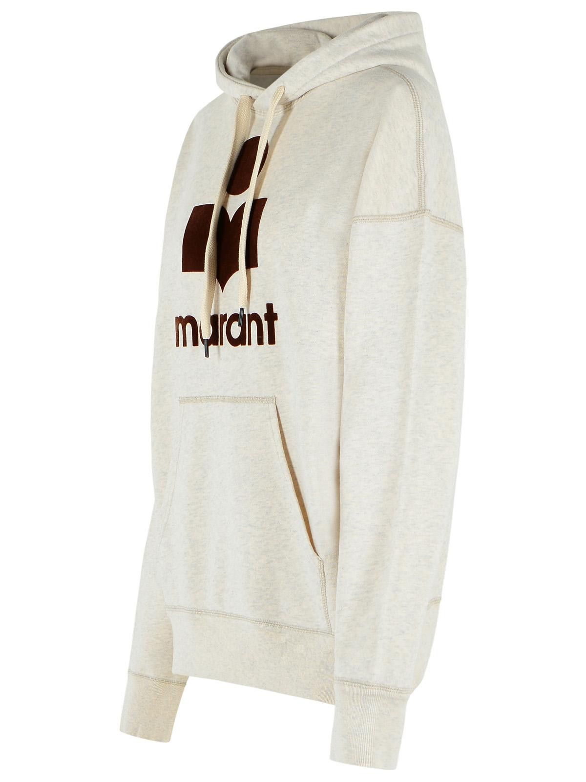 Isabel Marant Etoile ISABEL MARANT ETOILE 'Mansel' Sweatshirt In Ecru Cotton Blend Size XS / US 0-2 / IT 36-38 - 2 Thumbnail