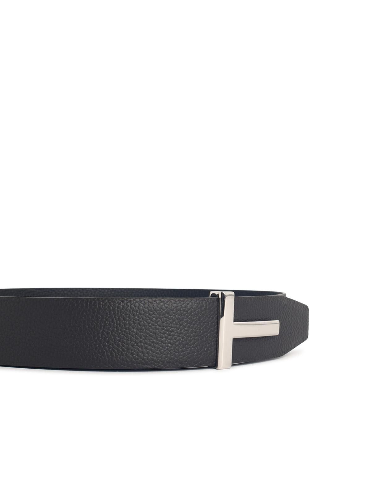 Tom Ford TOM FORD Brown Leather Belt Size ONE SIZE - 3 Thumbnail