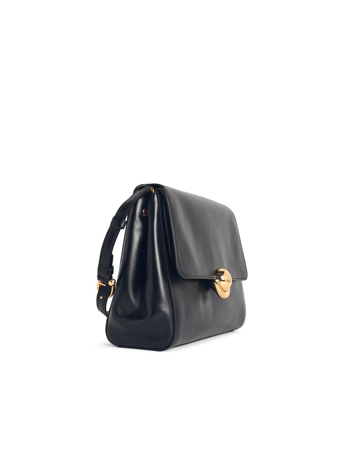 Furla FURLA 'S Domus' Black Leather Shoulder Bag Size ONE SIZE - 2 Thumbnail