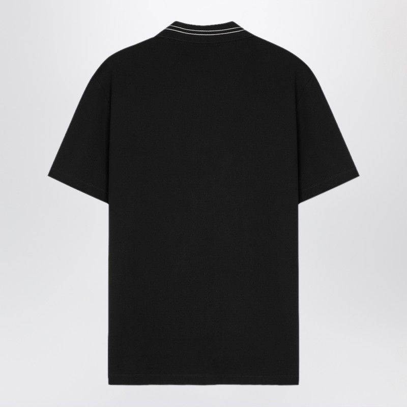 Versace Versace Black Polo Shirt With Medusa Embroidery Size US XL / EU 56 / 4 - 2 Thumbnail