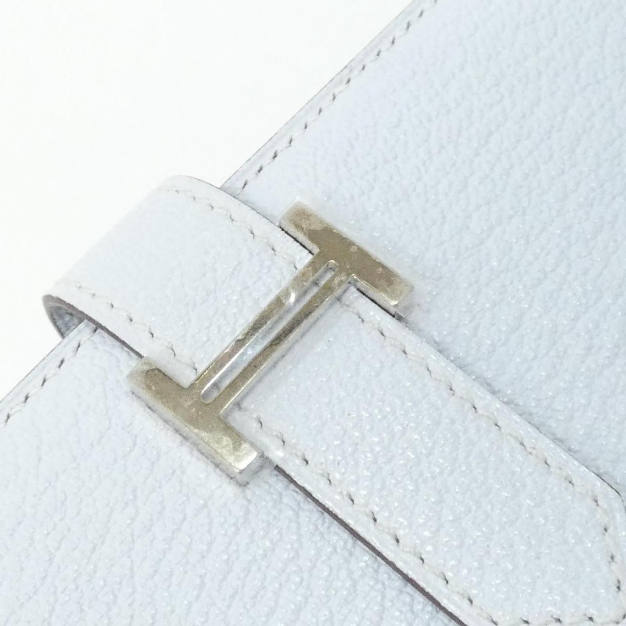 Hermes Hermes Hermès Béarn Soufflet Chevre Long Wallet Leather Long Wallet Stamp U DUTY FREE for USA Size ONE SIZE - 4 Thumbnail