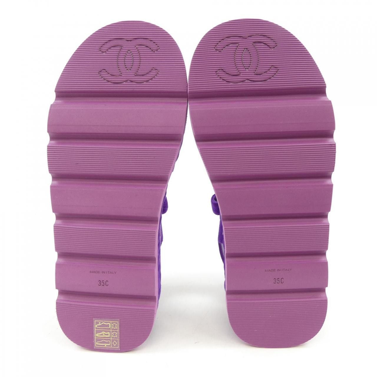 Chanel Chanel Chanel G39143X56600 Suede Calfskin Sandals Suede Shoes G39143X56600 DUTY FREE for USA Size ONE SIZE - 4 Thumbnail