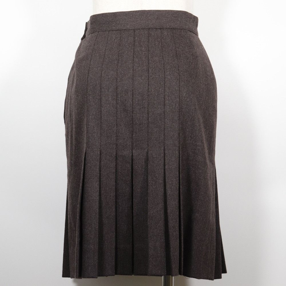 Chanel Chanel Chanel Flare Wool Skirt Leather Skirts P03640V03532 DUTY FREE for USA Size ONE SIZE - 3 Thumbnail