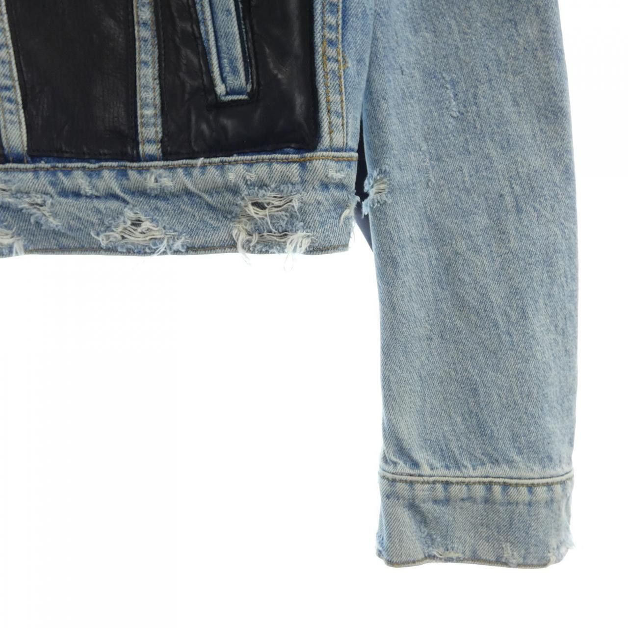 Other Other AMIRI Denim Jacket Denim Outerwear DUTY FREE for USA Size ONE SIZE - 6 Thumbnail